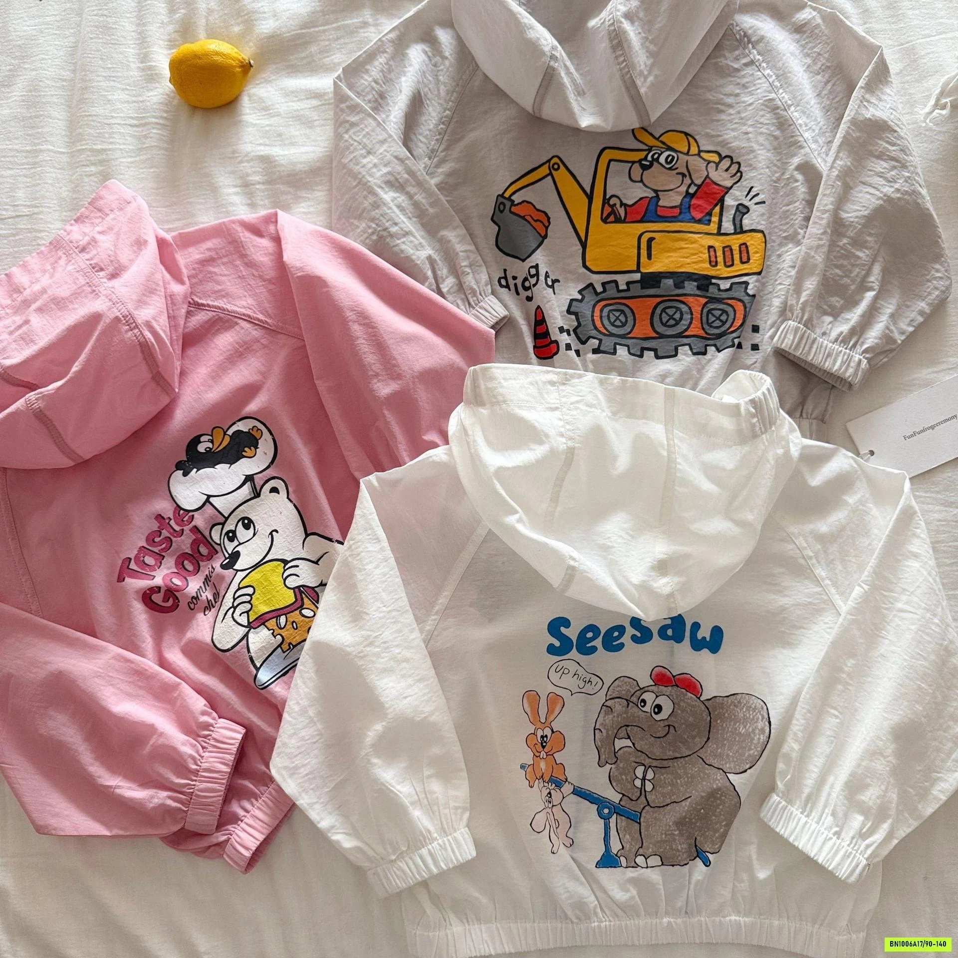 KHOÁC GIÓ MỎNG CHỐNG NẮNG MMGGBABY