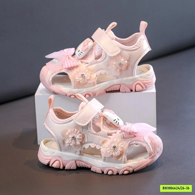 SANDAL RỌ GẮN CHARM KITTY