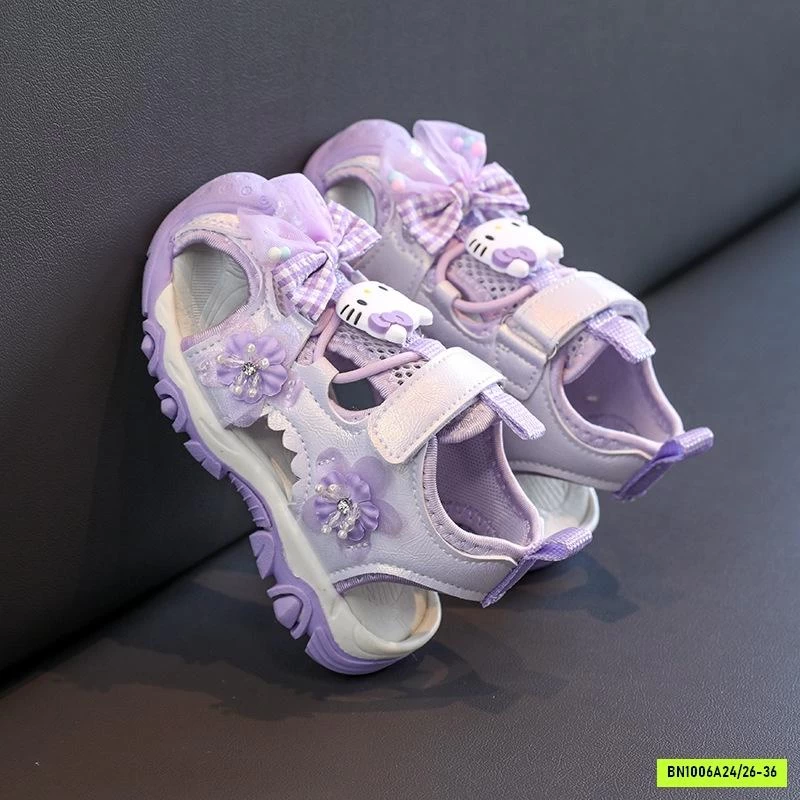 SANDAL RỌ GẮN CHARM KITTY