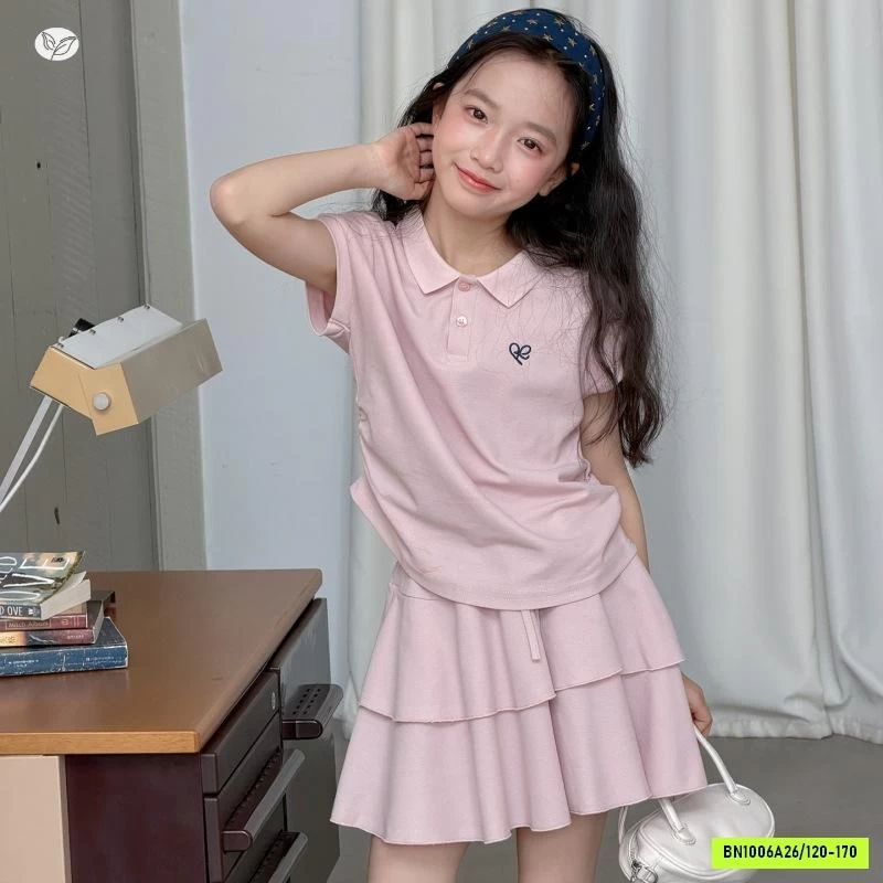 SÉT VÁY POLO HỒNG SZ ĐẠI