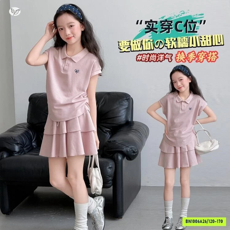 SÉT VÁY POLO HỒNG SZ ĐẠI