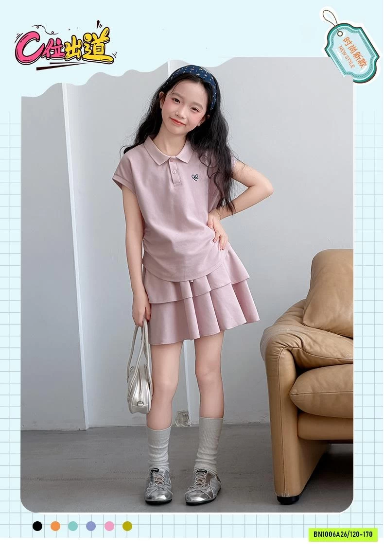 SÉT VÁY POLO HỒNG SZ ĐẠI