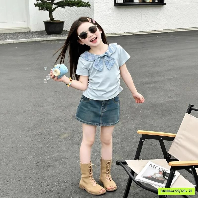 ÁO THUN RÚT EO CỔ GIẢ NƠ