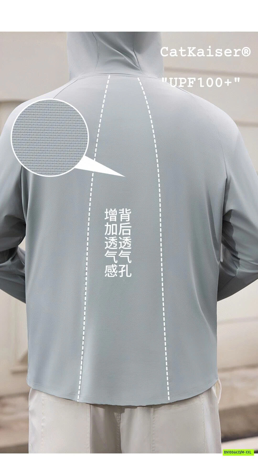 ÁO CHỐNG NẮNG ĐÔI CATKAISER UPF100