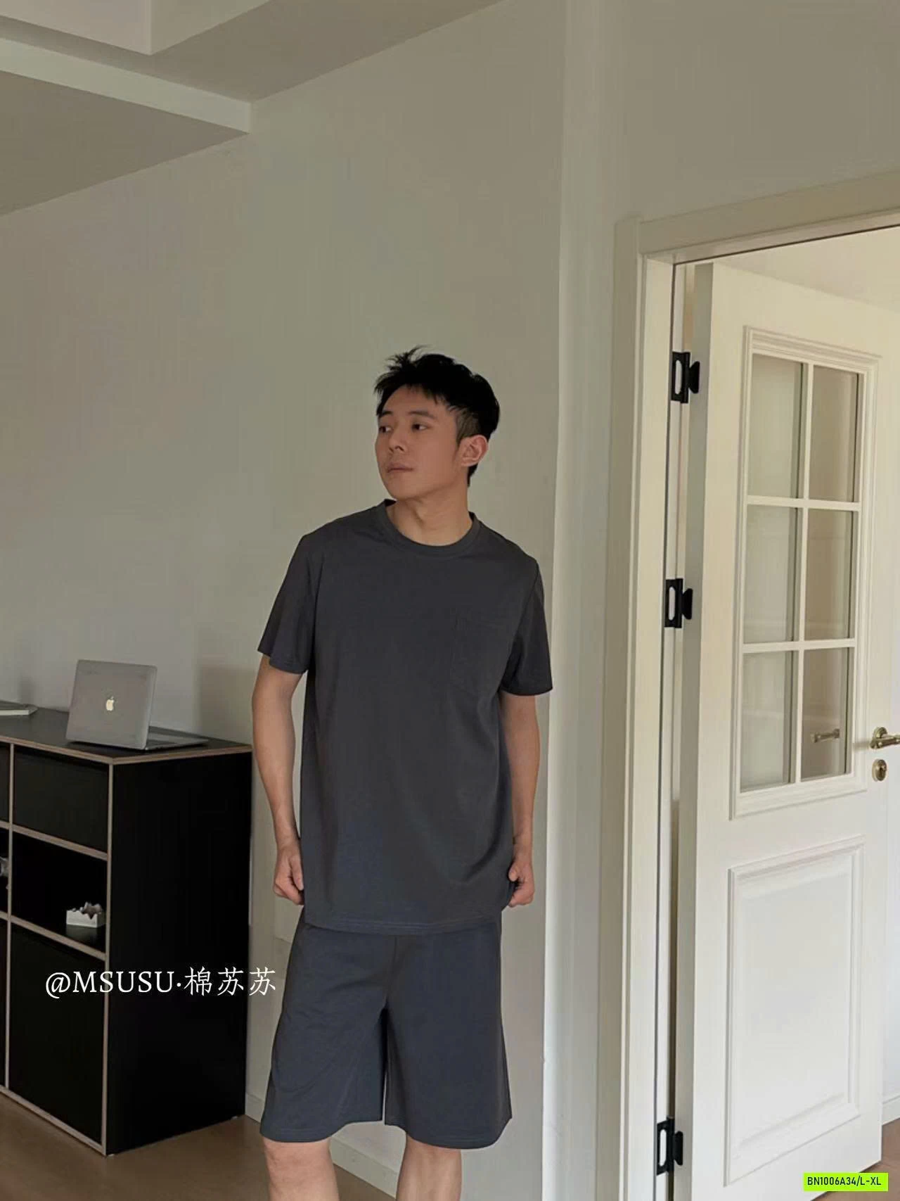 BỘ COTTON NAM TÚI NGỰC MSUSU CAO CẤP