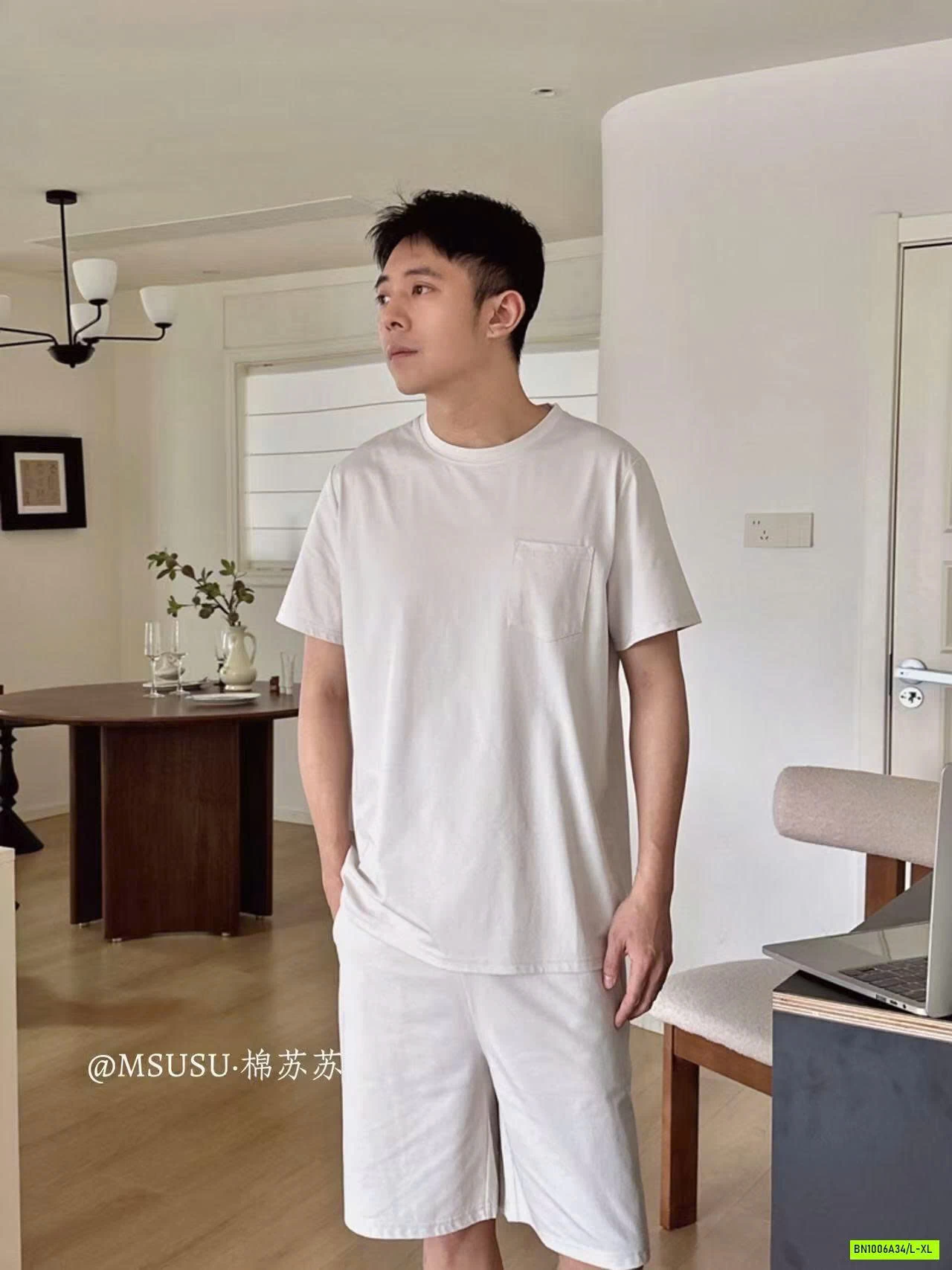 BỘ COTTON NAM TÚI NGỰC MSUSU CAO CẤP