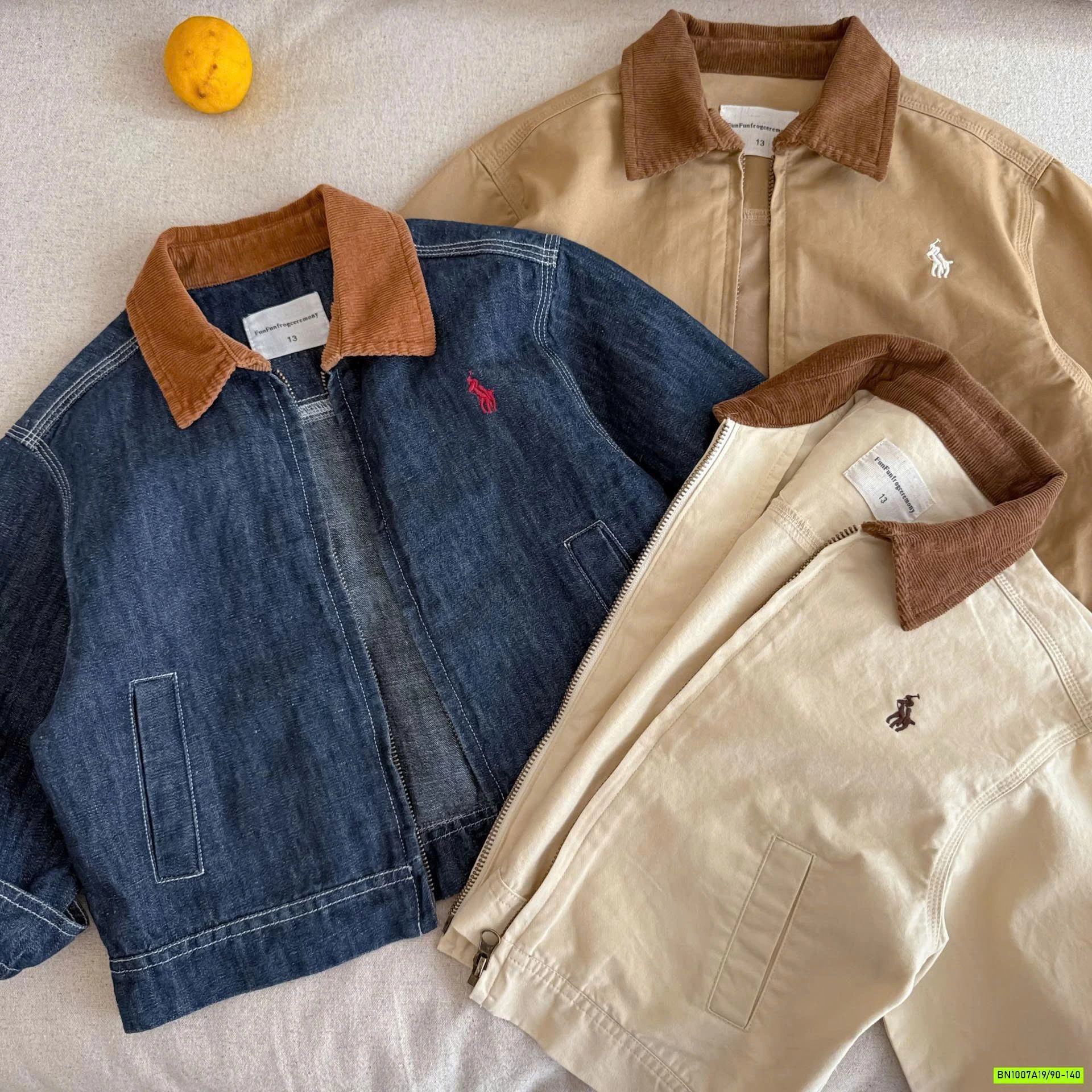 KHOÁC LOGO NGỰA CỔ BẺ MMGGBABY