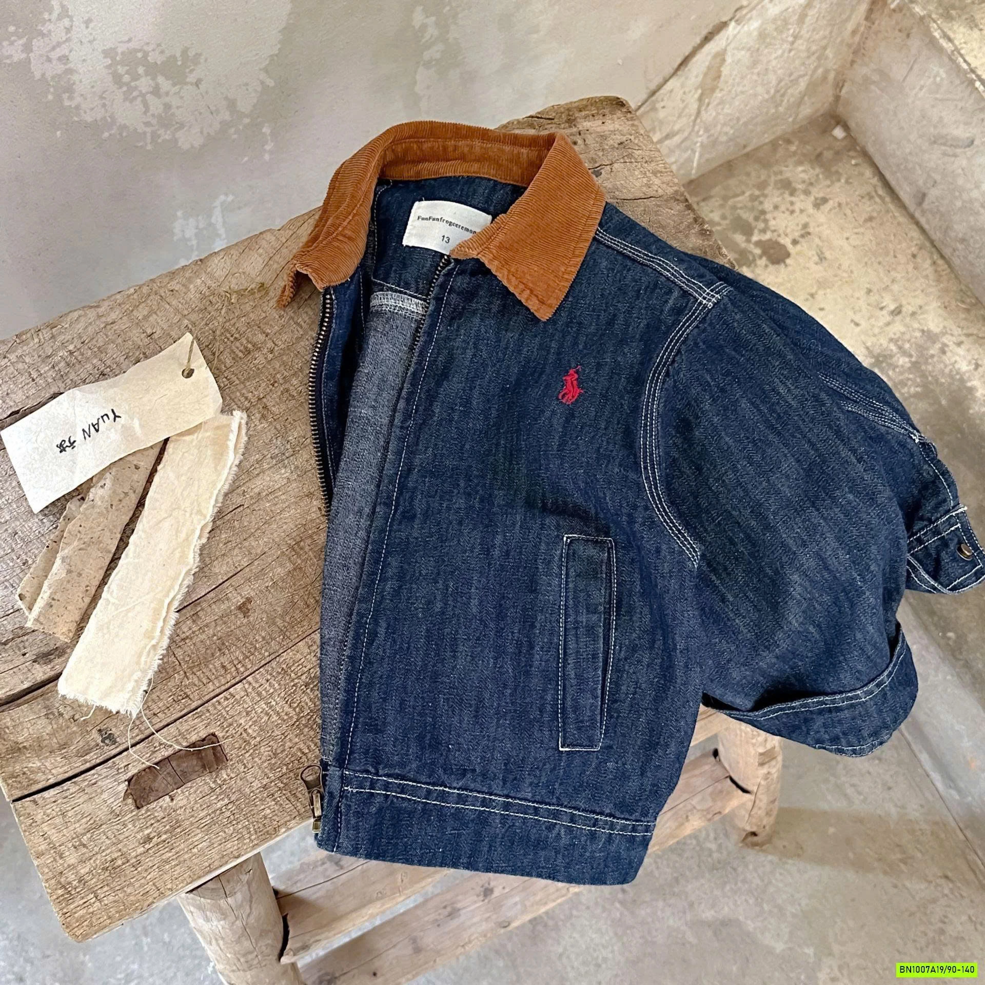 KHOÁC LOGO NGỰA CỔ BẺ MMGGBABY