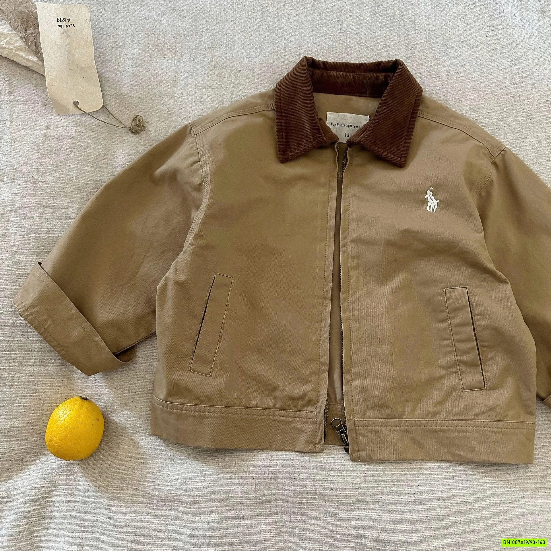 KHOÁC LOGO NGỰA CỔ BẺ MMGGBABY