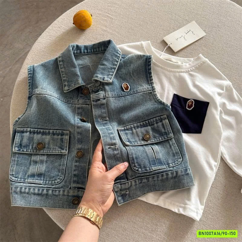 KHOÁC GILE JEANS MMY