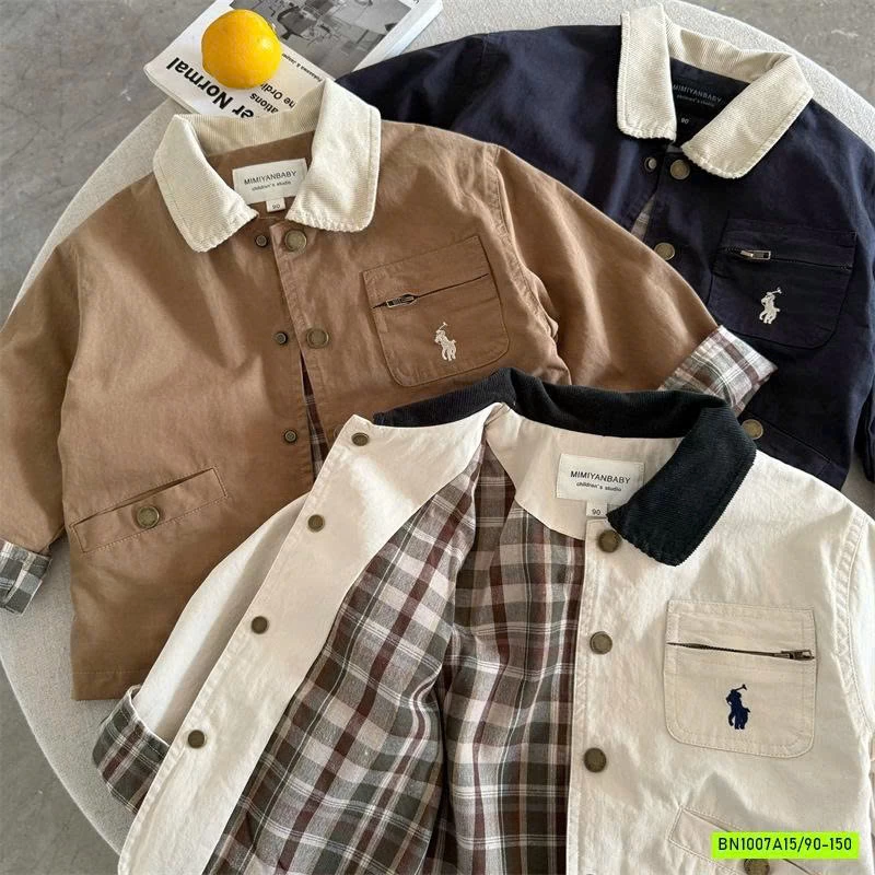 KHOÁC KAKI LOGO NGỰA MMY