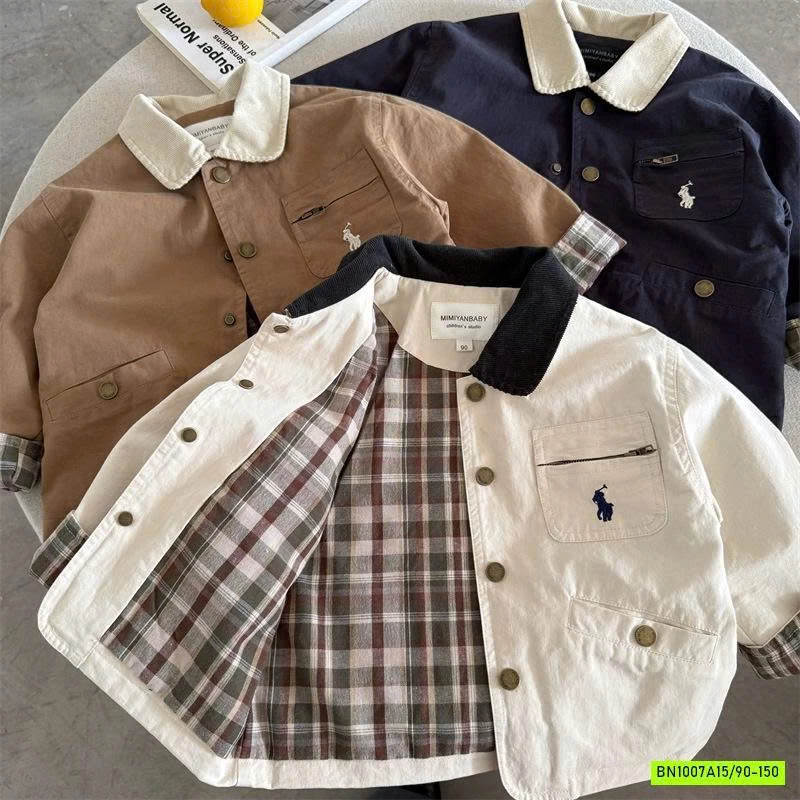 KHOÁC KAKI LOGO NGỰA MMY