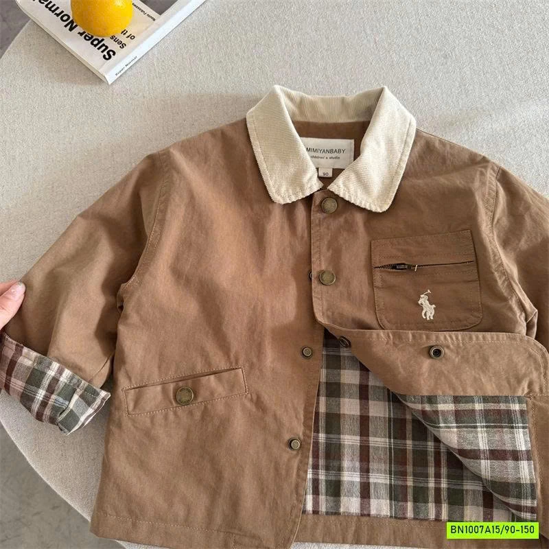 KHOÁC KAKI LOGO NGỰA MMY