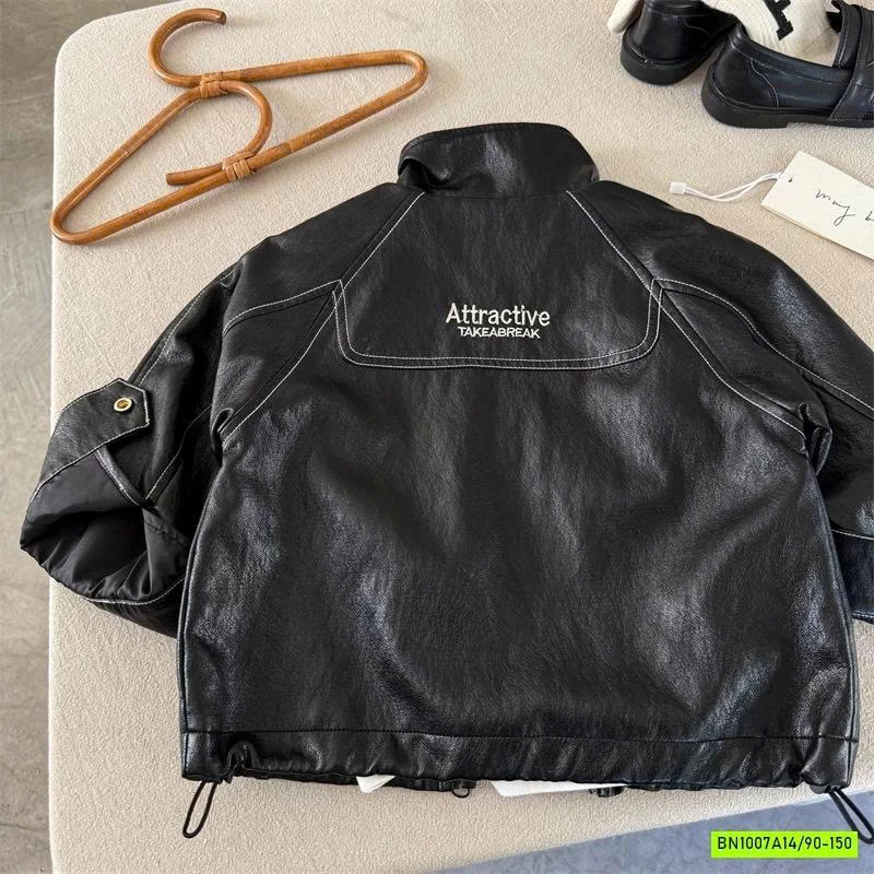 KHOÁC DA CỔ BẺ CHỈ NỔI MMY