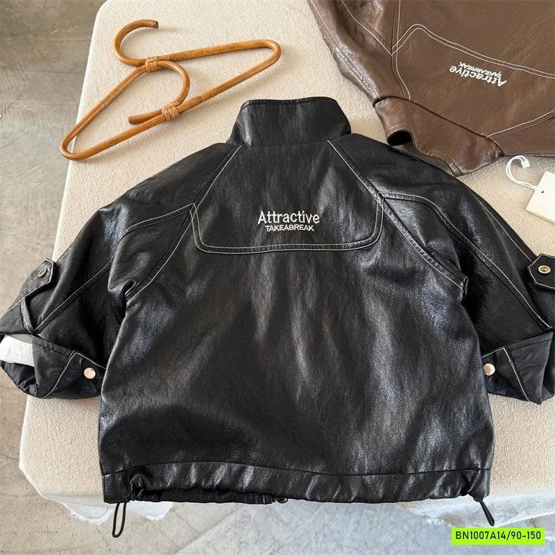 KHOÁC DA CỔ BẺ CHỈ NỔI MMY