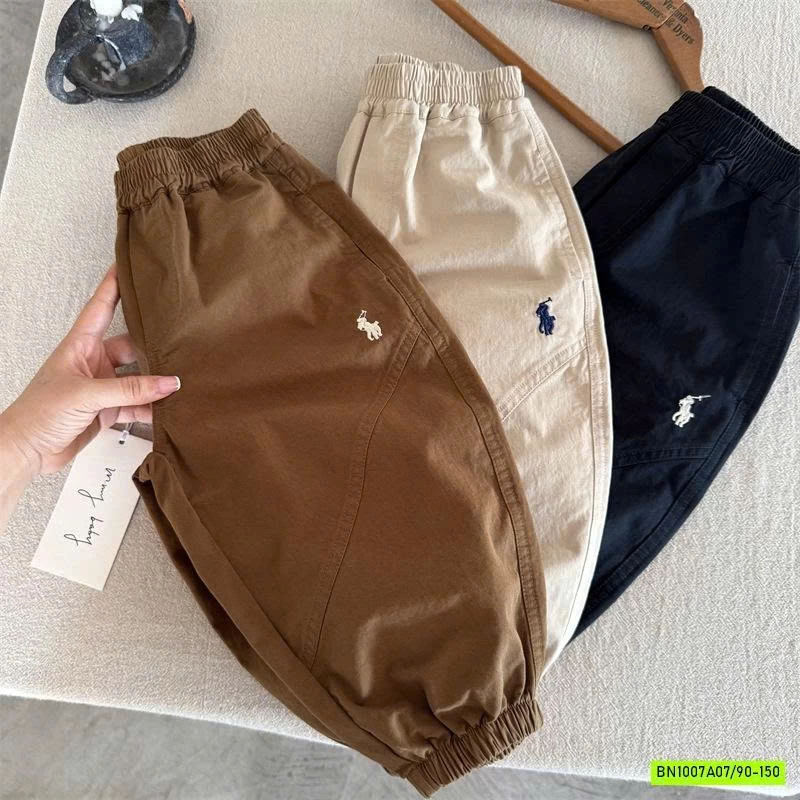 QUẦN THÔ LOGO NGỰA BO GẤU MMY