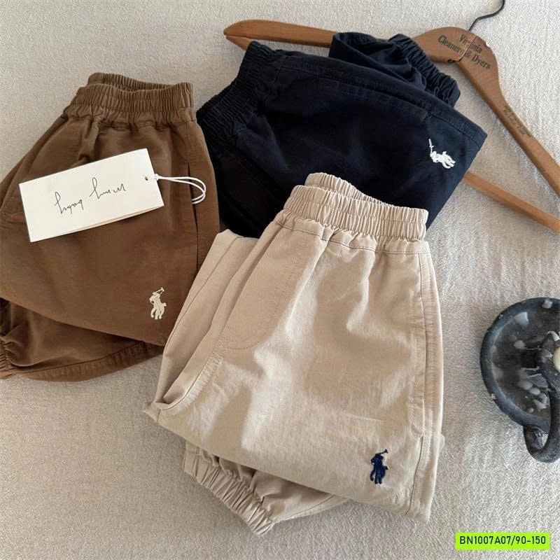 QUẦN THÔ LOGO NGỰA BO GẤU MMY