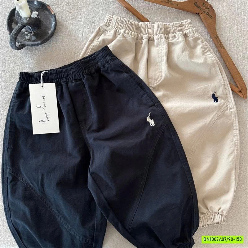 QUẦN THÔ LOGO NGỰA BO GẤU MMY