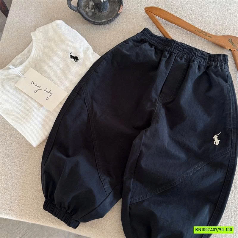 QUẦN THÔ LOGO NGỰA BO GẤU MMY