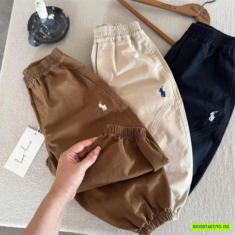 QUẦN THÔ LOGO NGỰA BO GẤU MMY