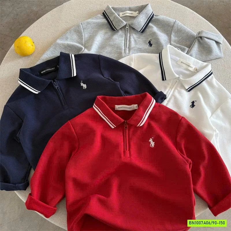 POLO LOGO NGỰA KHÓA CỔ MMY