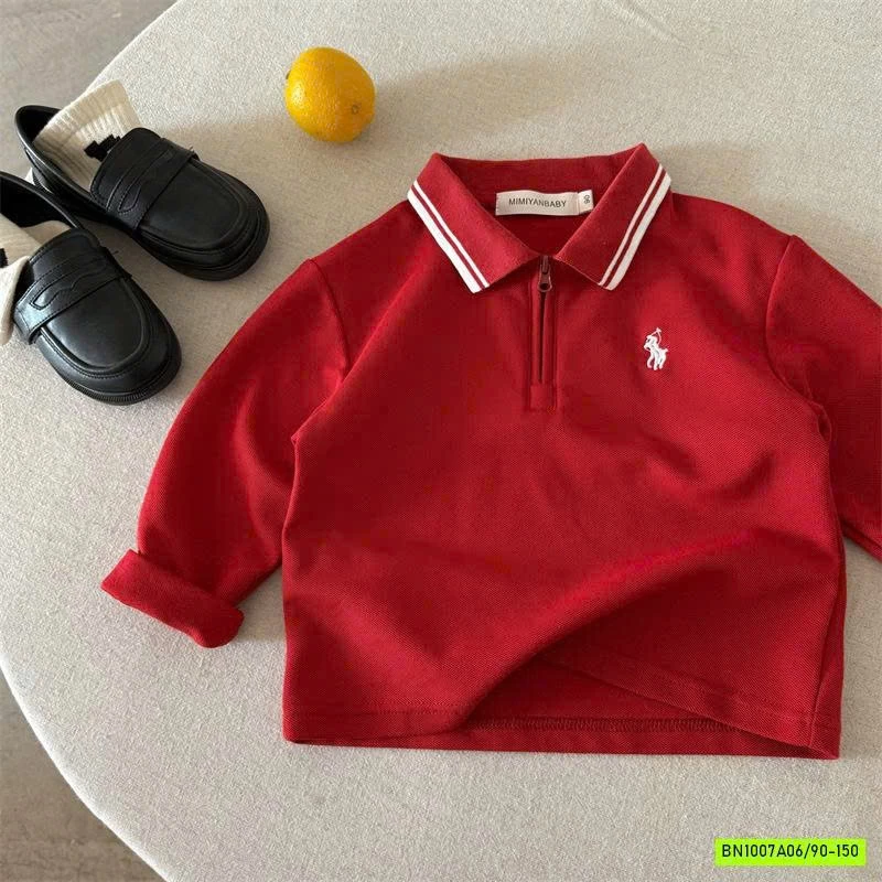 POLO LOGO NGỰA KHÓA CỔ MMY