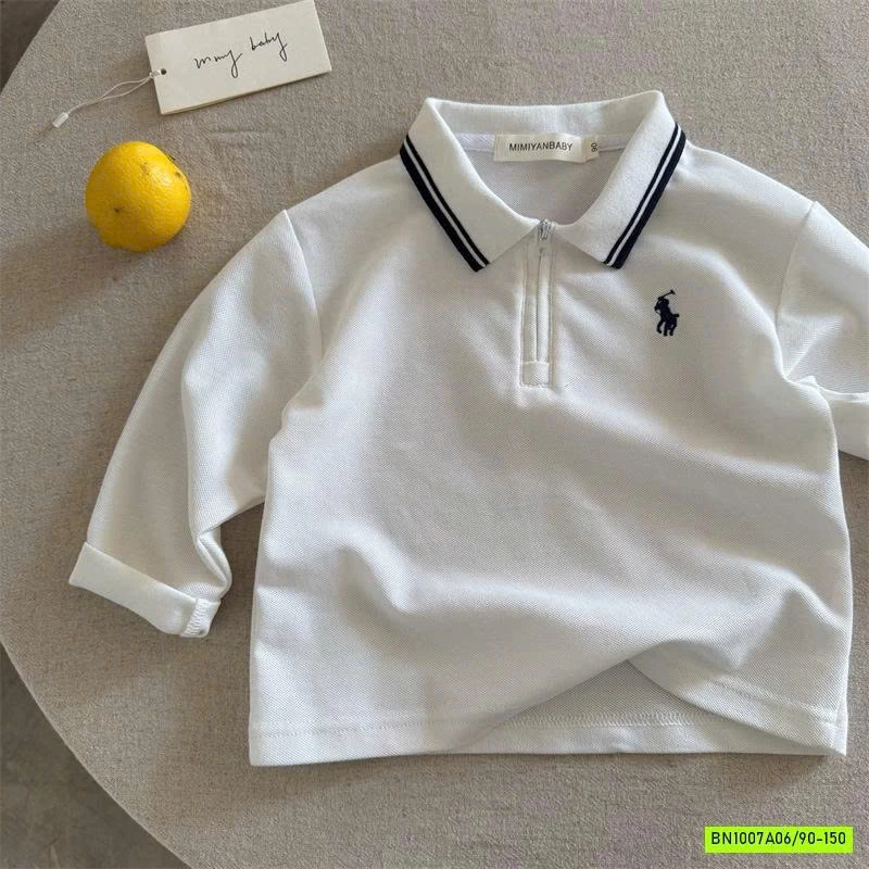 POLO LOGO NGỰA KHÓA CỔ MMY