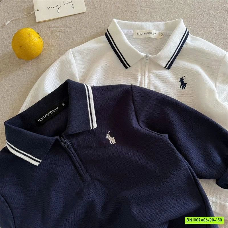 POLO LOGO NGỰA KHÓA CỔ MMY