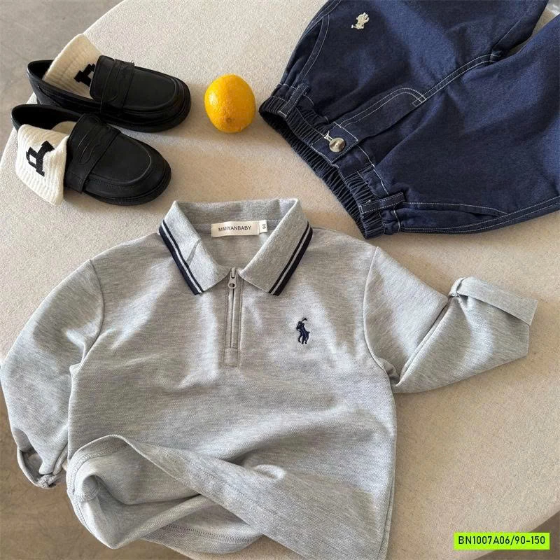 POLO LOGO NGỰA KHÓA CỔ MMY