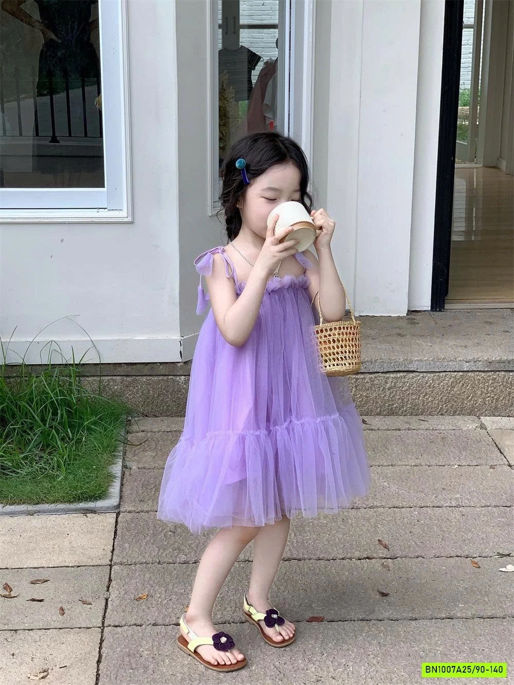 ĐẦM VOAN TUTU 2 DÂY TRƠN MÀU