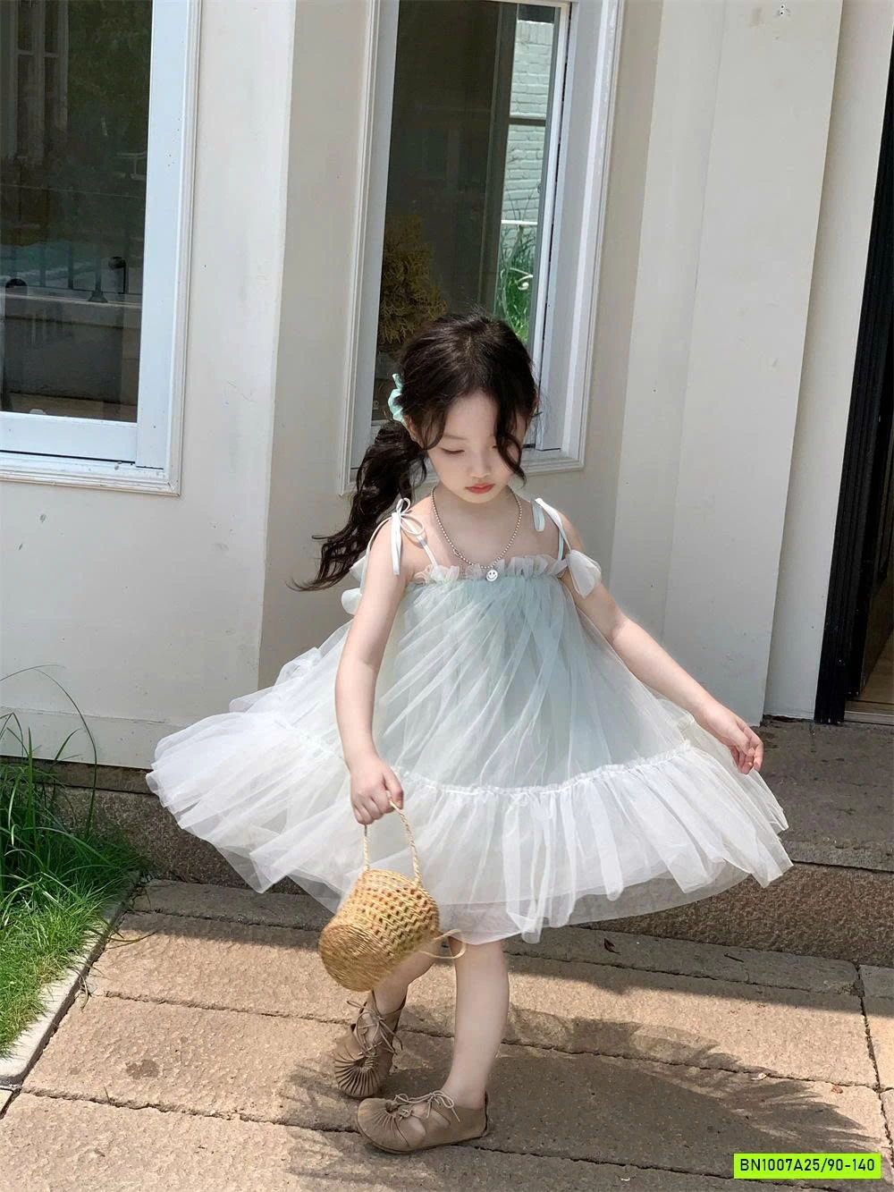 ĐẦM VOAN TUTU 2 DÂY TRƠN MÀU