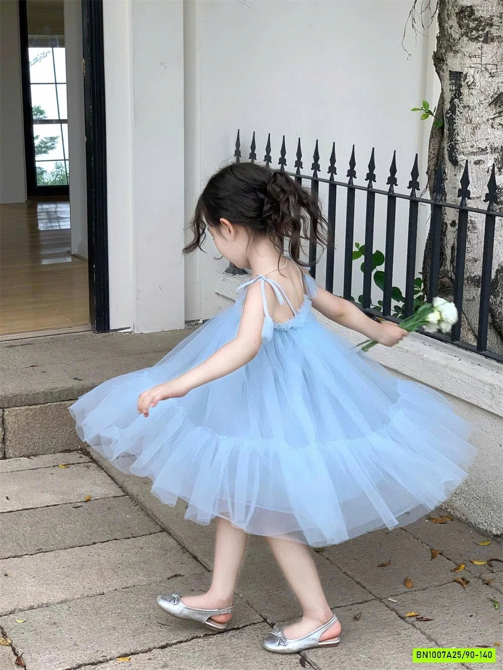 ĐẦM VOAN TUTU 2 DÂY TRƠN MÀU