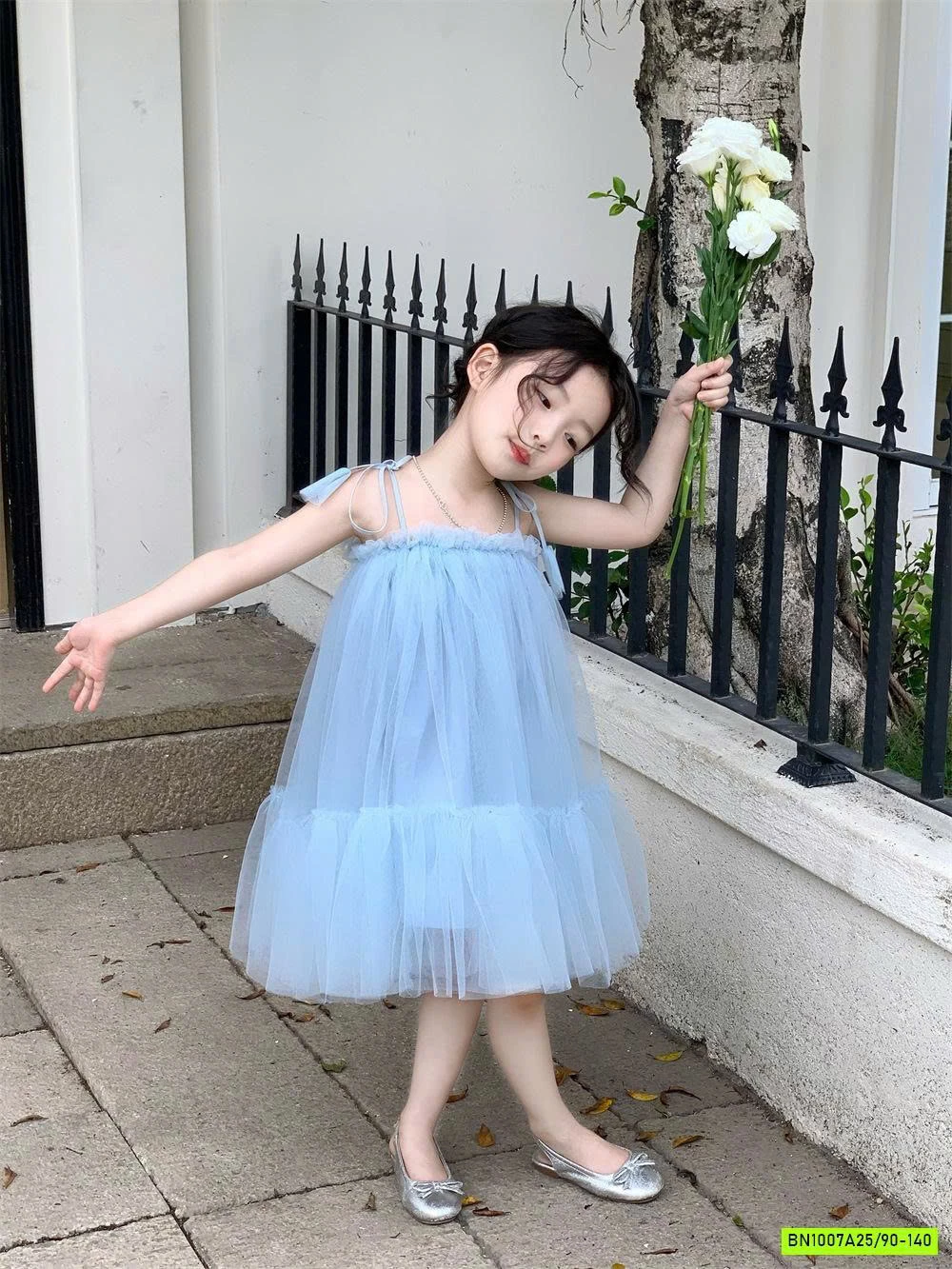 ĐẦM VOAN TUTU 2 DÂY TRƠN MÀU