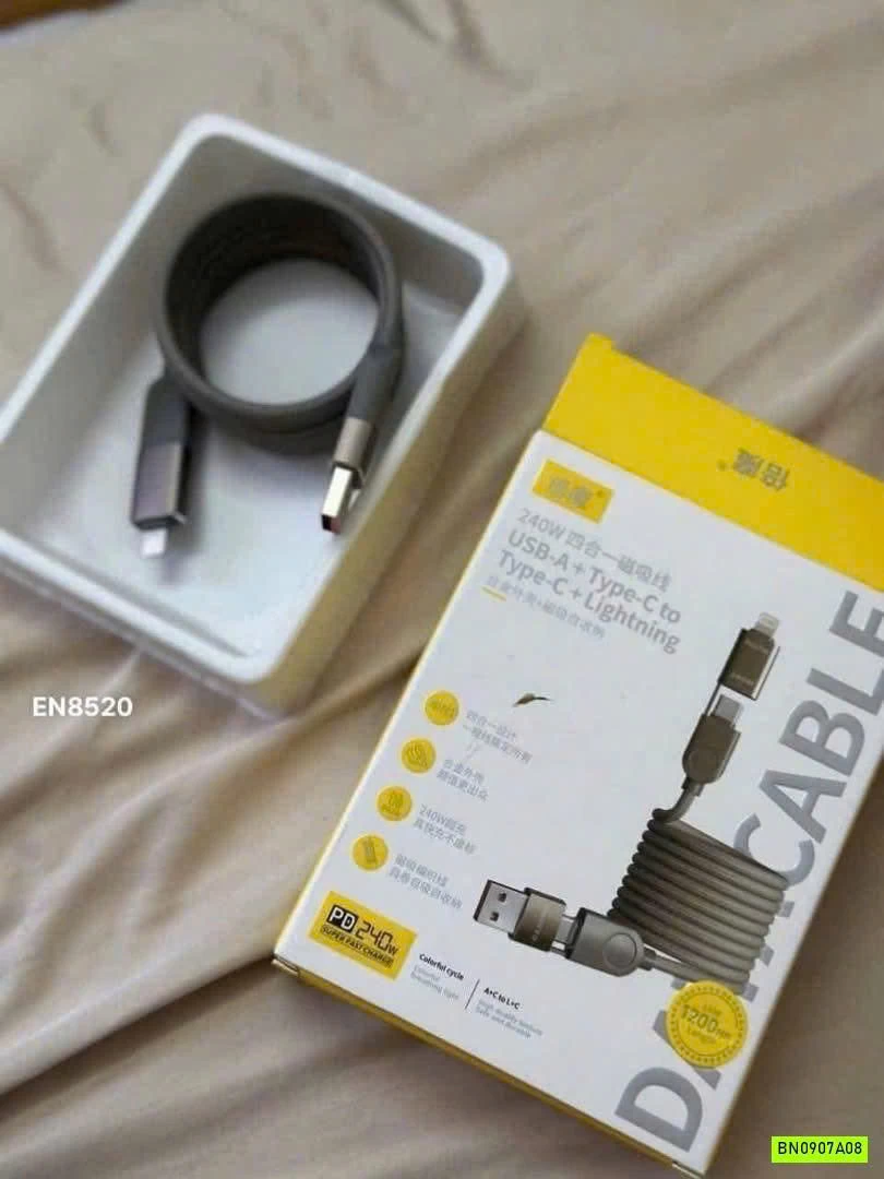 DÂY SẠC TỪ TÍNH 4 TRONG 1