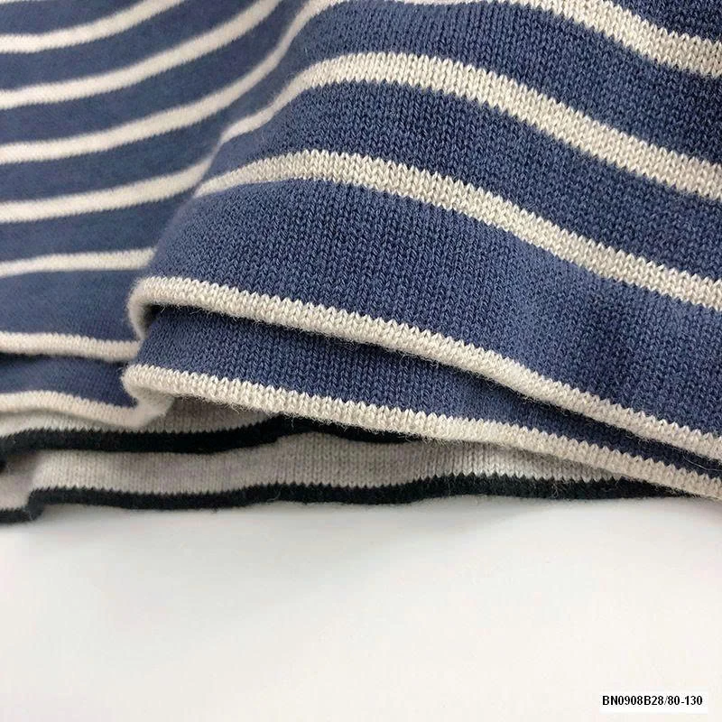 ÁO LEN KẺ NGANG CỔ POLO