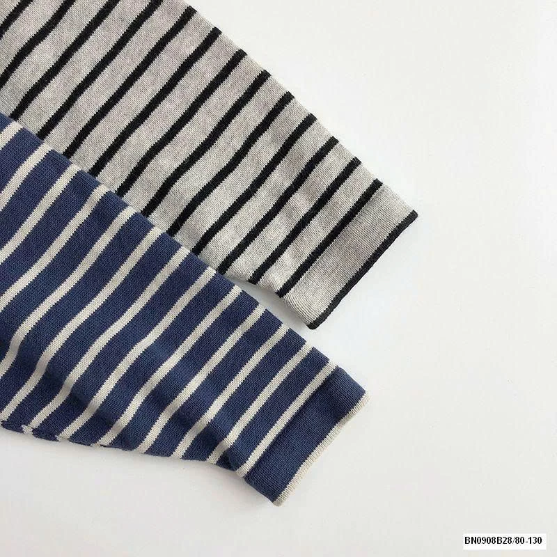 ÁO LEN KẺ NGANG CỔ POLO