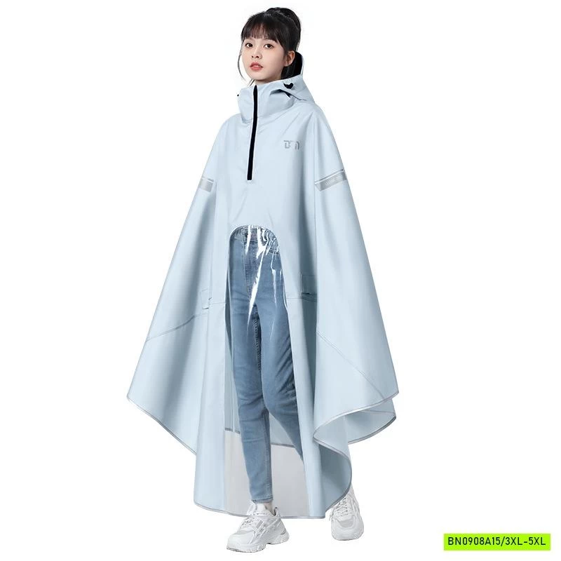 ÁO MƯA ĐƠN NỮ KHÓA CỔ