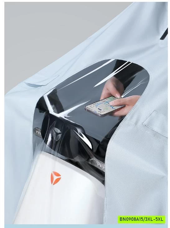 ÁO MƯA ĐƠN NỮ KHÓA CỔ