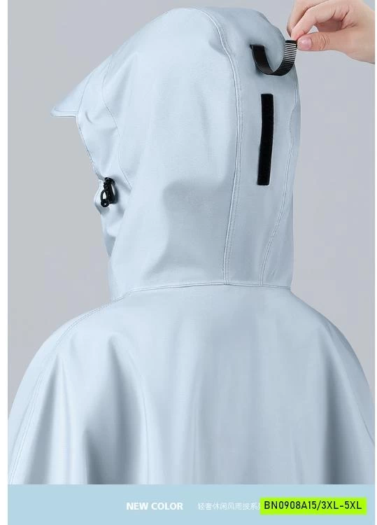 ÁO MƯA ĐƠN NỮ KHÓA CỔ