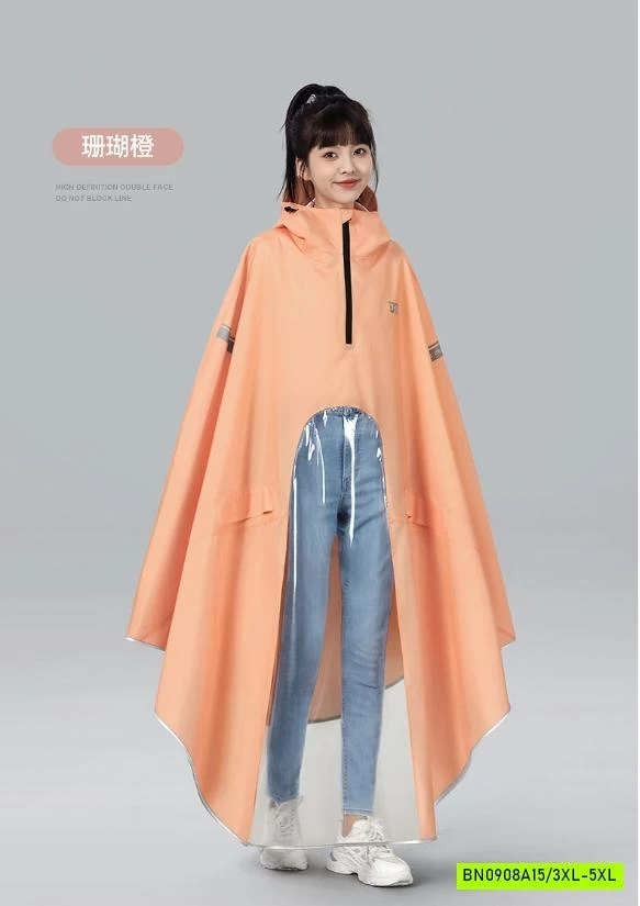 ÁO MƯA ĐƠN NỮ KHÓA CỔ