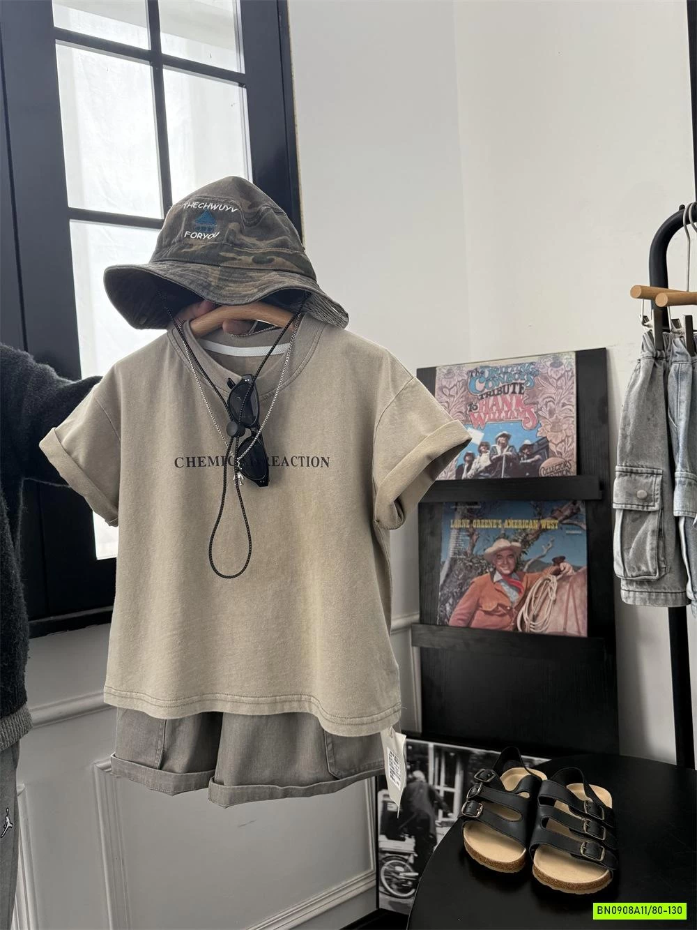 ÁO THUN IN GẤU LƯNG