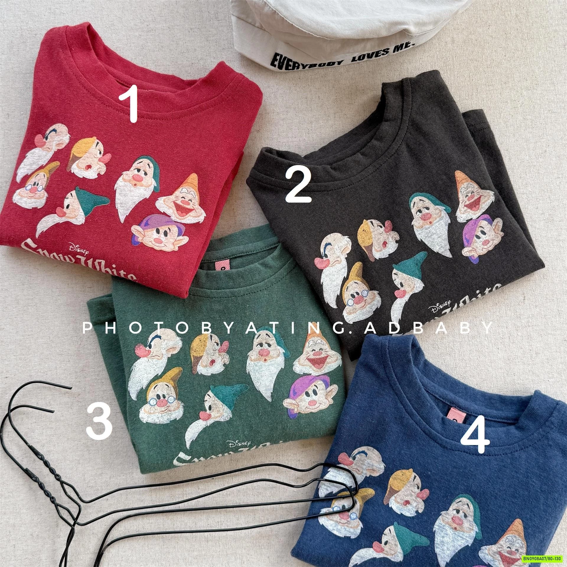 ÁO THUN 7 CHÚ LÙN ADBABY