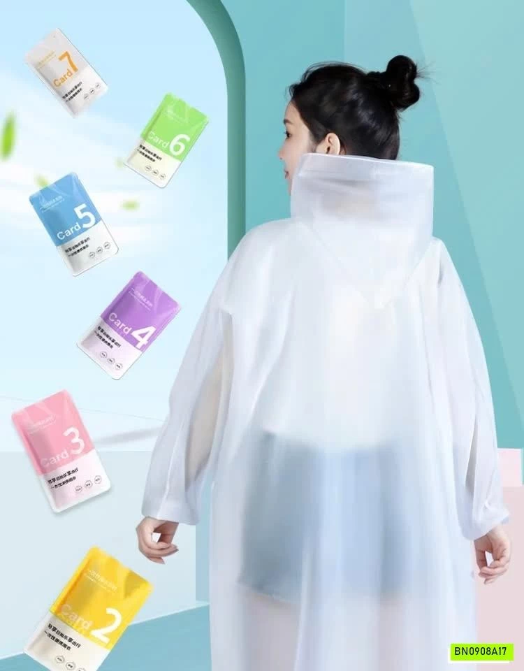 SET 7 ÁO MƯA GIẤY SIÊU DAI