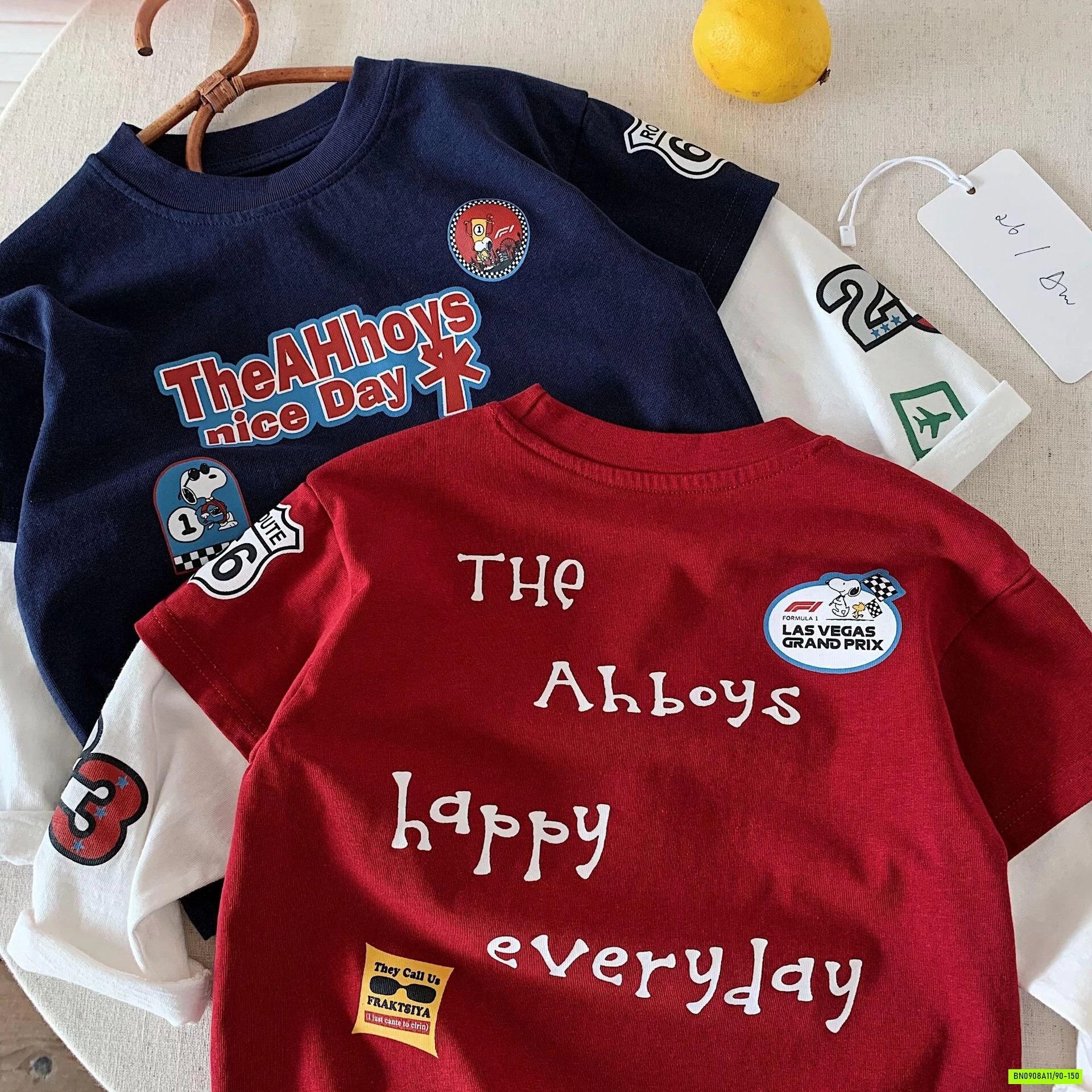 ÁO THUN GIẢ 2 LỚP SNOOPY