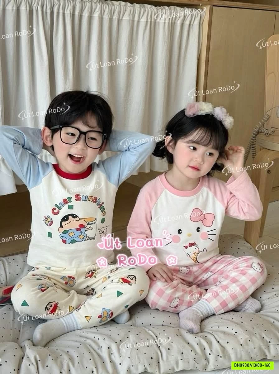 BỘ COTTON MẶC NHÀ DỄ THƯƠNG