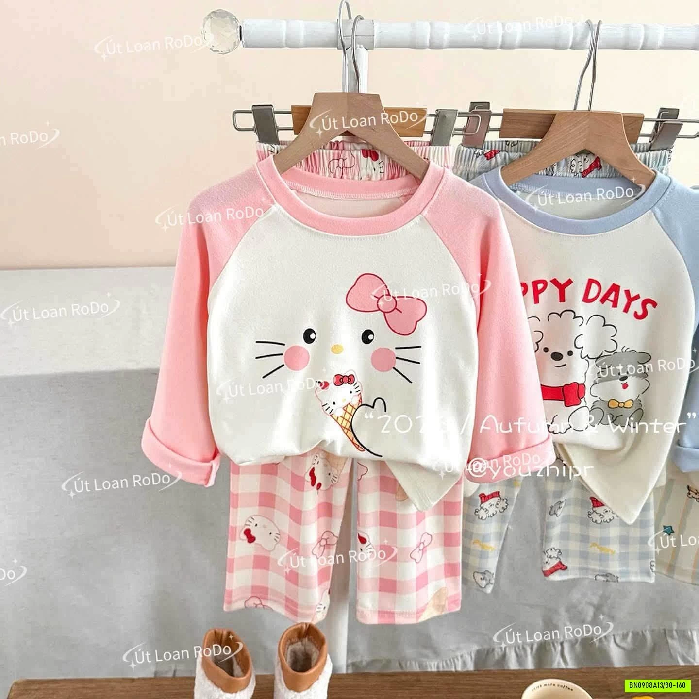 BỘ COTTON MẶC NHÀ DỄ THƯƠNG