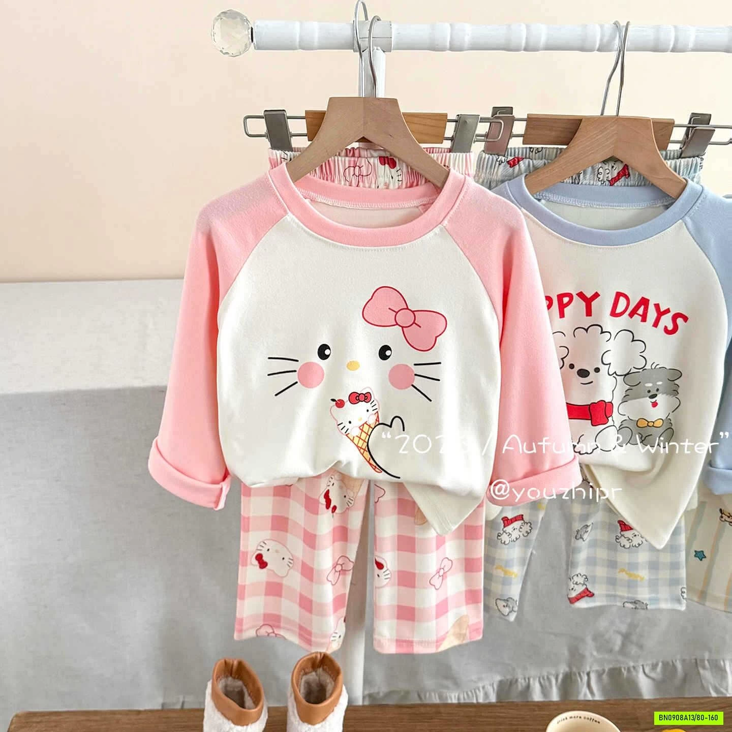 BỘ COTTON MẶC NHÀ DỄ THƯƠNG