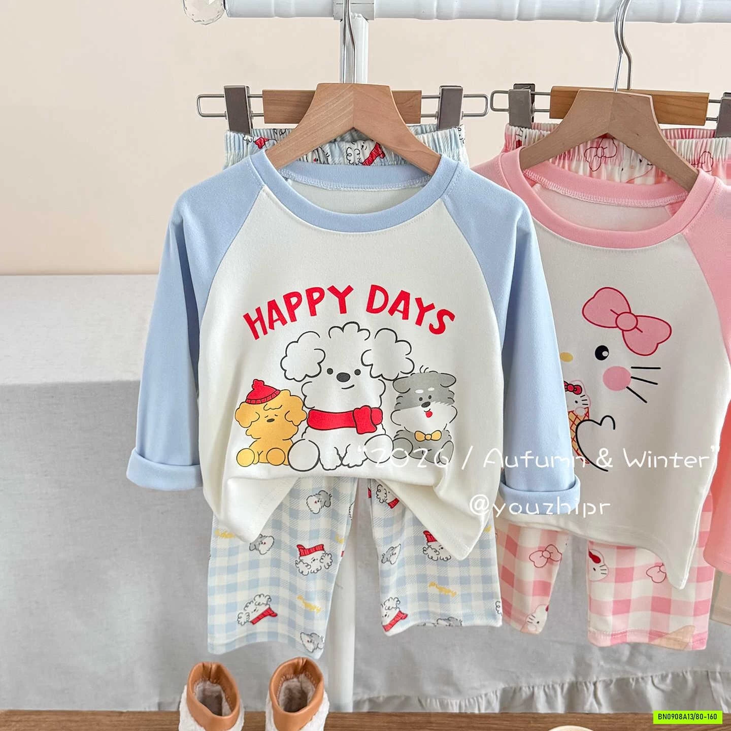 BỘ COTTON MẶC NHÀ DỄ THƯƠNG