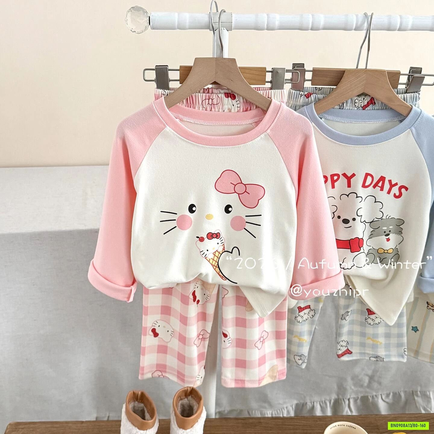 BỘ COTTON MẶC NHÀ DỄ THƯƠNG