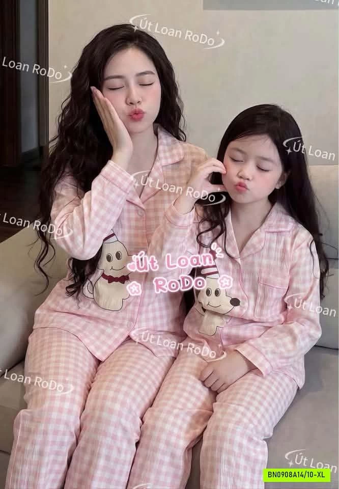 PIZAMA MẸ BÉ DỄ THƯƠNG